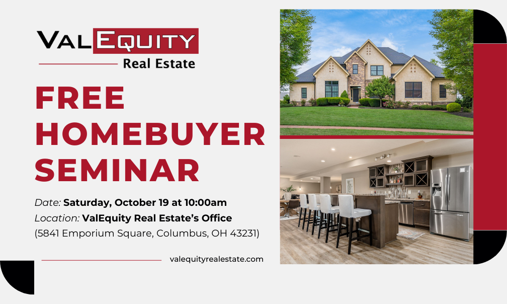VERE Homebuyer Seminar – October 19 Free Homebuyer Seminar